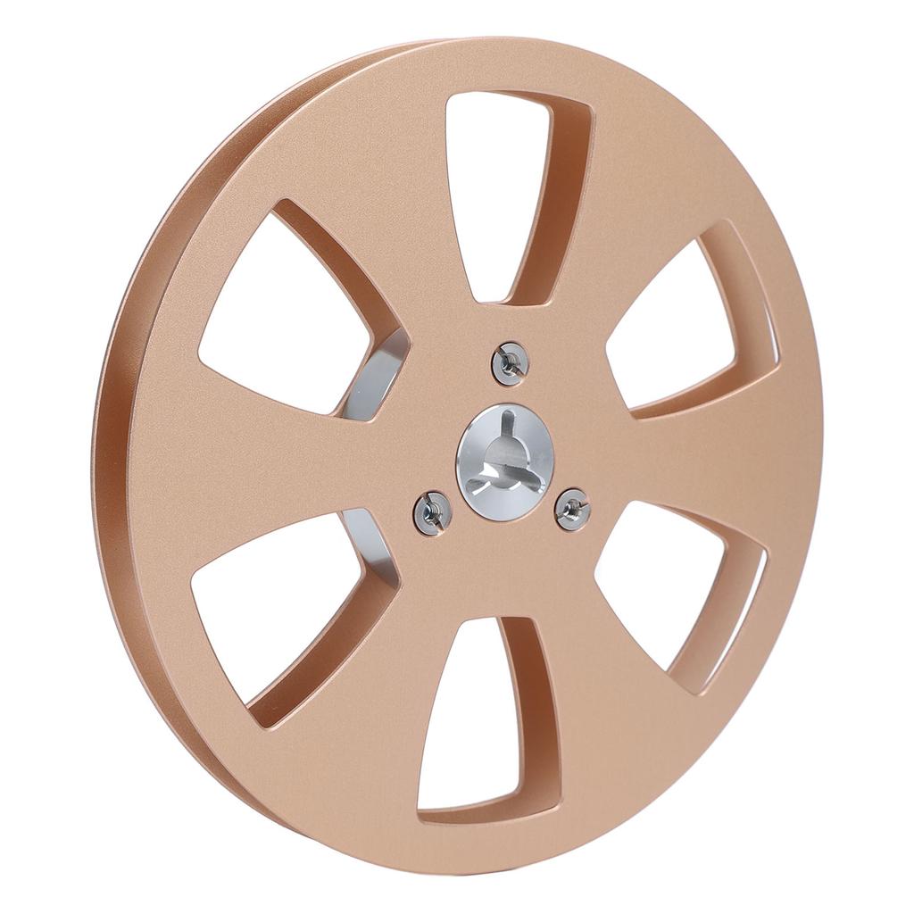 14 5in Empty Tape Reel Sound Recording 6 Hole Aluminum Alloy for ReVox Opening Machine Parts Blue