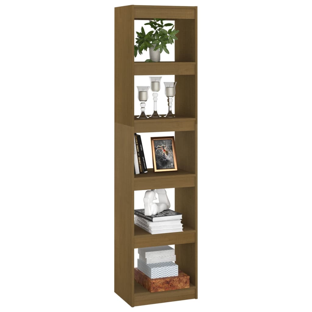 Bookshelf Room Divider 40 x 30 x 167.5 cm Solid Pine Wood