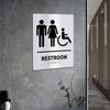 Modern Styles Toilet Door Signs for Male and Female for Various Decoration In Offices and Restaurants