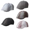 Korean Style Plaid Berets Y2k Painter Hat Vintage Newsboy Caps  Outdoor