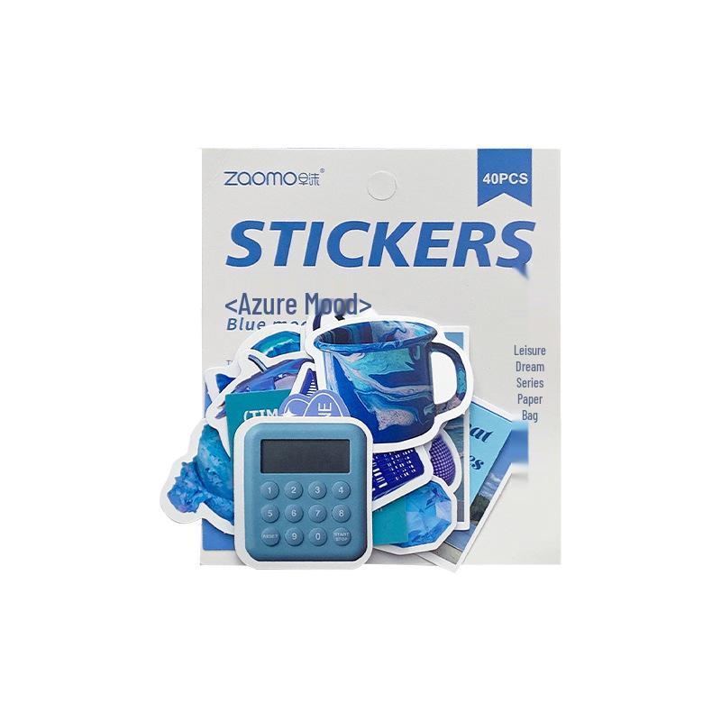 Zaomo Leisure Dream Journal & Suitcase Sticker Pack - Simple Ins Style DIY Material