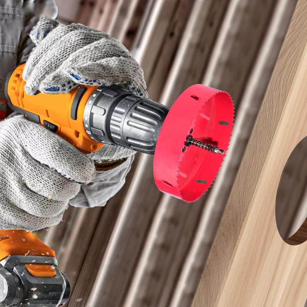 Hole Saw Dust Collector Cutter Circle Drill Bit For Holes For Drilling Wood Ceiling Drywall Plaster Fiberboard Household