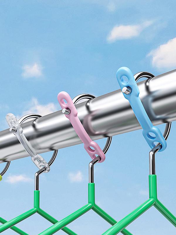 20Pcs Silicone Windproof Laundry Hanging Buckle Anti-slip Fixed Lock Hanger Clothes Hanging Organizer Hooks Outdoor Rack Clips