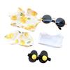 Doll Clothes Set 17cm Doll Accessories Love Heart Top Scarf Hat No Dolls