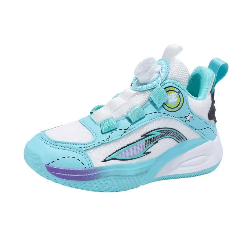 Boys shoes 2025 new autumn middle and older children's mesh breathable sports shoes training actual boys basketball shoes
