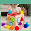 Wooden Shape Matching Puzzle Toy For Kids Educational Playroom Learning