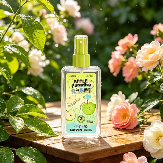 Fruity Scent Clothes Fragrance Spray, Long Lasting Citrus Fig Blueberry Notes Fabric Refresher, Odor Removal Wrinkle Release Deodorizing Mist
