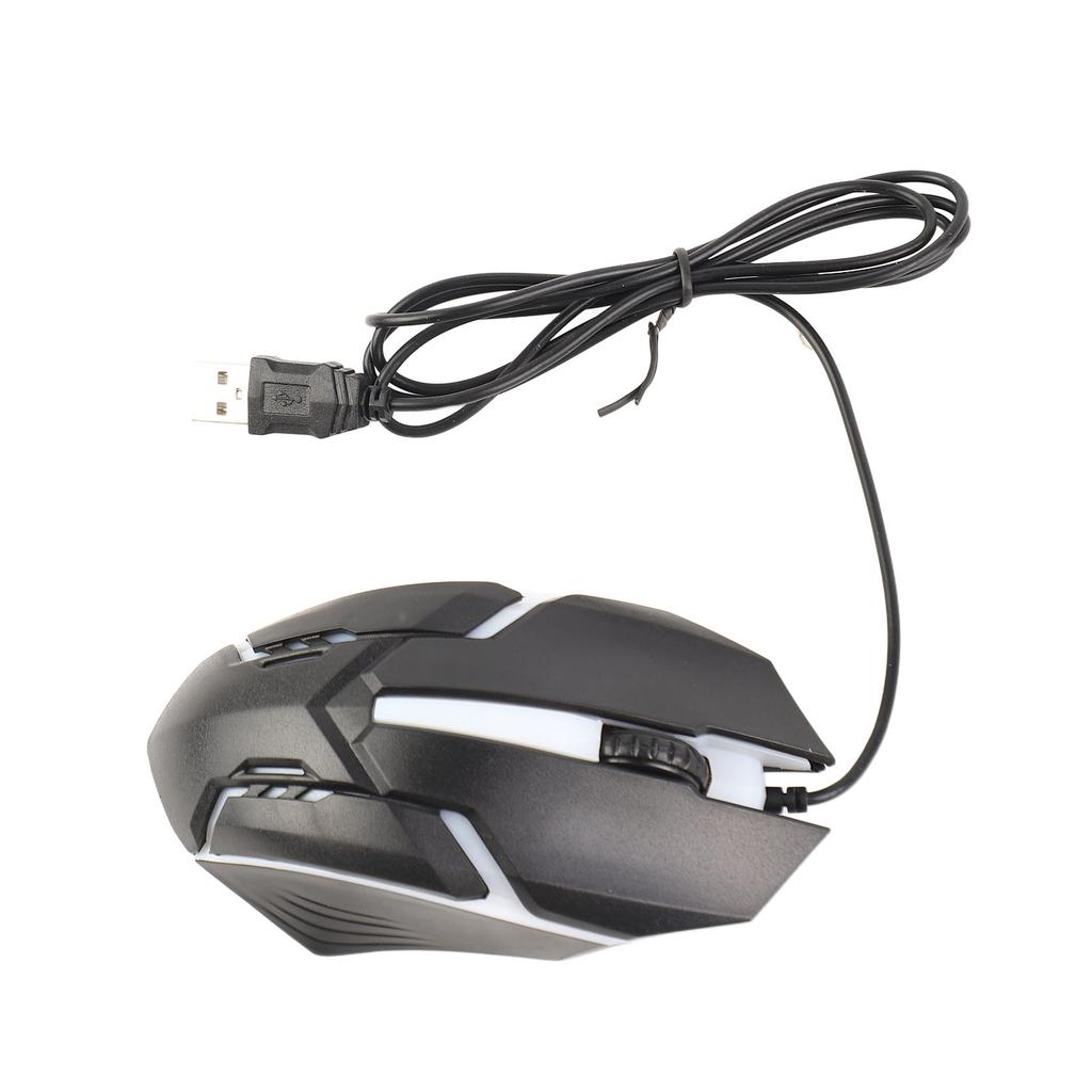RGB Gaming Mouse 800 1200 DPI Sensitive USB Gaming Mouse Wired for Desktop Computers Laptops