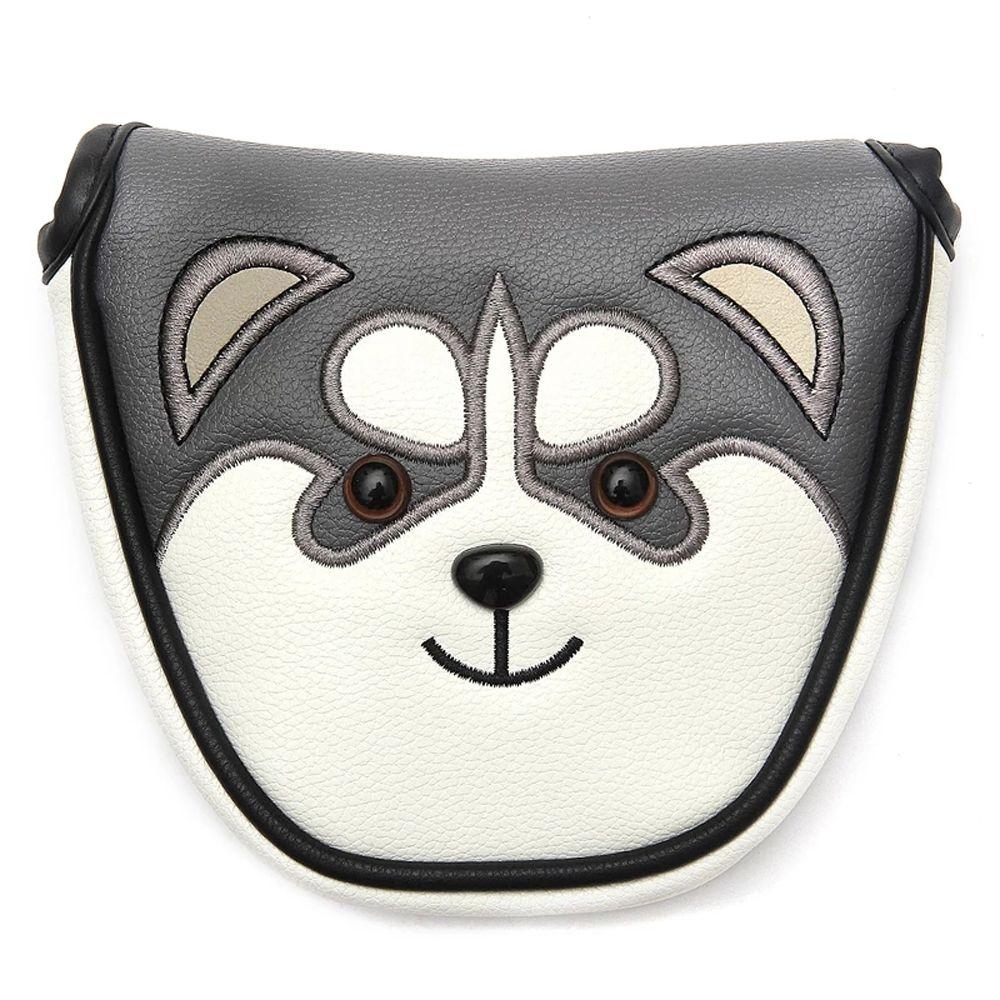 For Hybrid Club Head Protector Husky Design Golf Putter Cover Wood Head Covers Golf Club Headcover