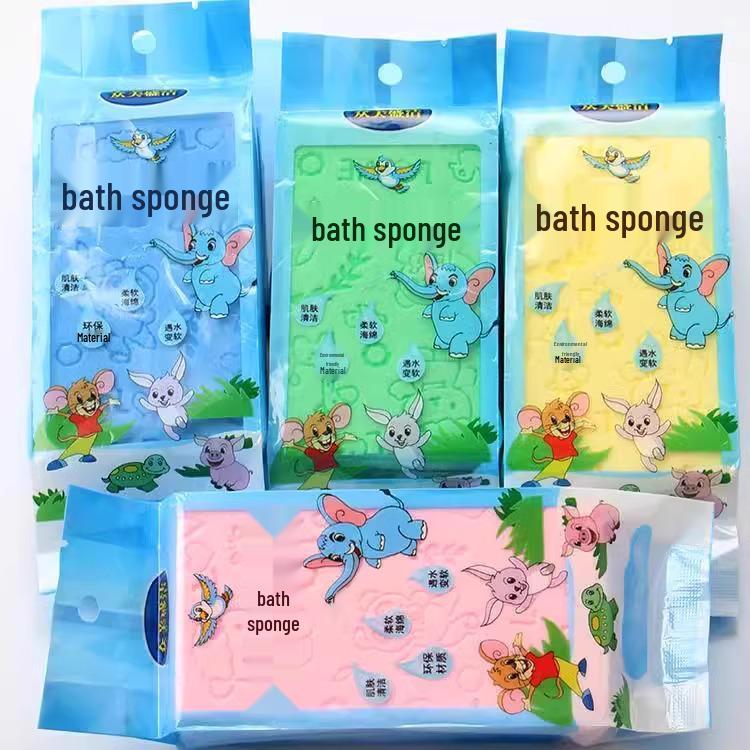 Infant & Toddler Cotton Bath Towel: Gentle Double-Sided Cleaner for Baby