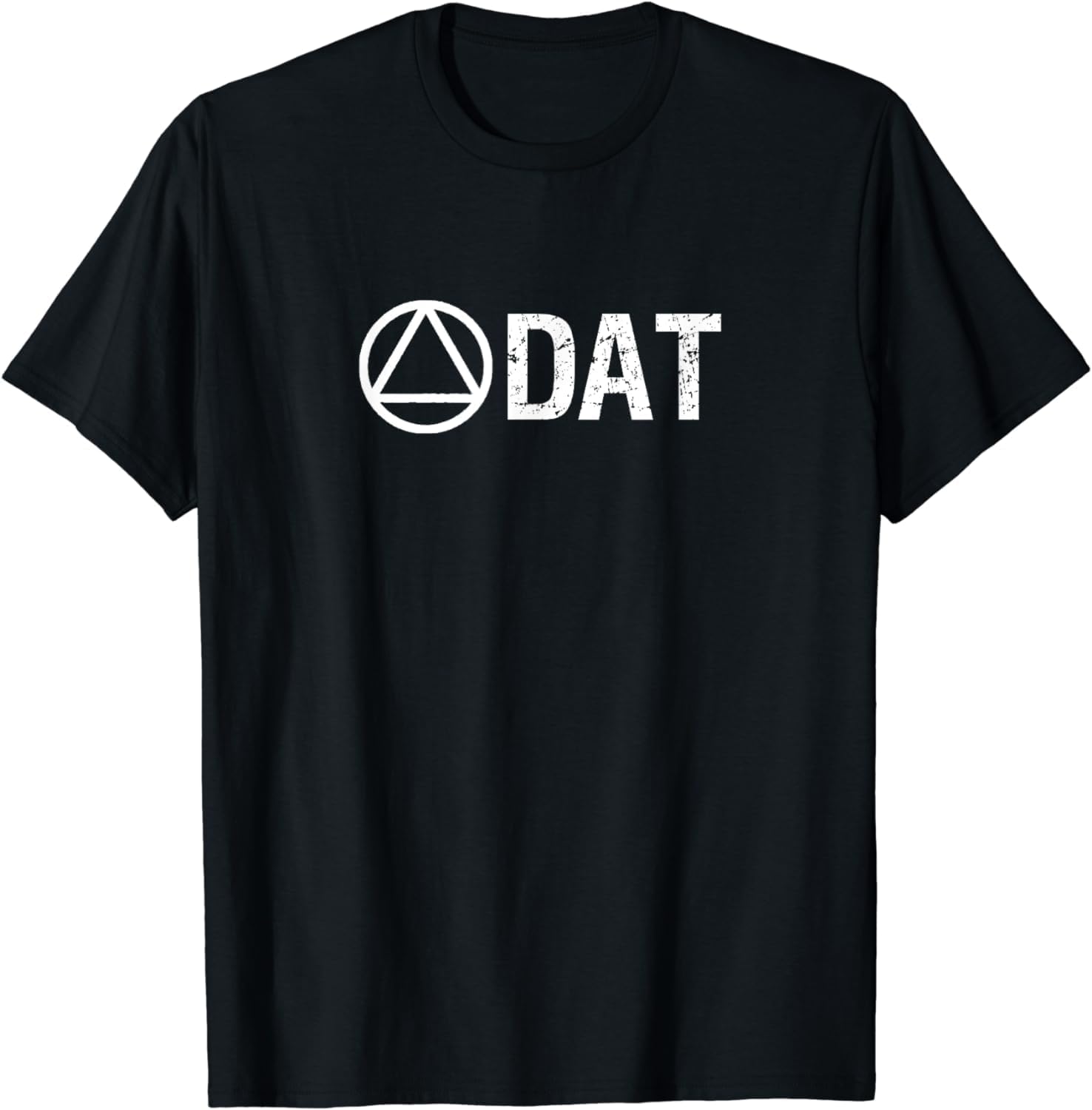 Odat 12 Step Slogan Men T Shirt M чёрный