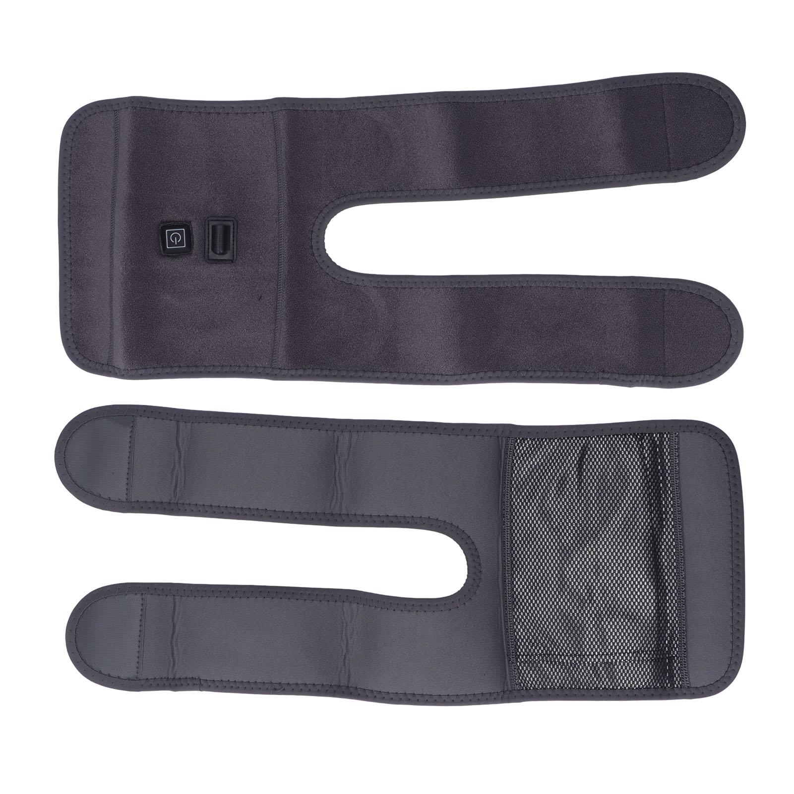 Heated Knee Brace Microcurrent Hot Compress 3 Gears Breathable Shoulder Heating Pad Wrap
