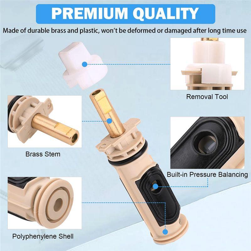 ABUL-1222 Cartridges For Moen 104421 Cartridge Puller Shower Bathtub Faucet Valve Part Repair Kit Removal Tool Plastic+Metal