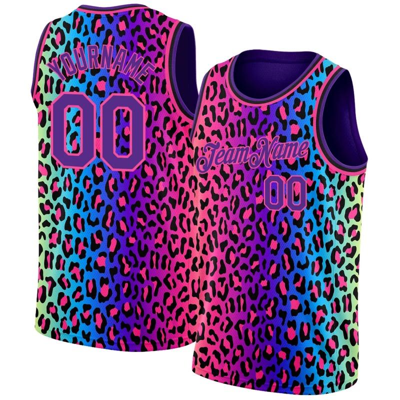 Colorful Leaf Geometry Basketball Pattern Tank Tops For Men Customized Name Numbers 3D Print Tees Summer Sports O-Neck Vest Tops