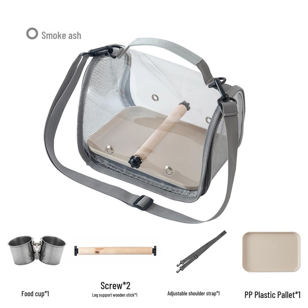 Portable Pet Carrier: Ideal for Small Birds, Pigeons, Lizards, Hamsters, and Cockatiels
