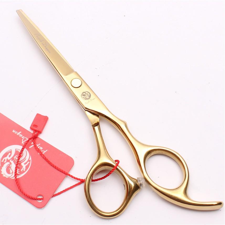 Lila Drache 5,5-6,0 Zoll Goldene Friseurscheren: Gerade Scheren, Ausdünnscheren und Pony-Scheren.