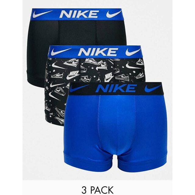 

Комплект из трех плавок из микрофибры Nike Dri-Fit с принтом кроссовок