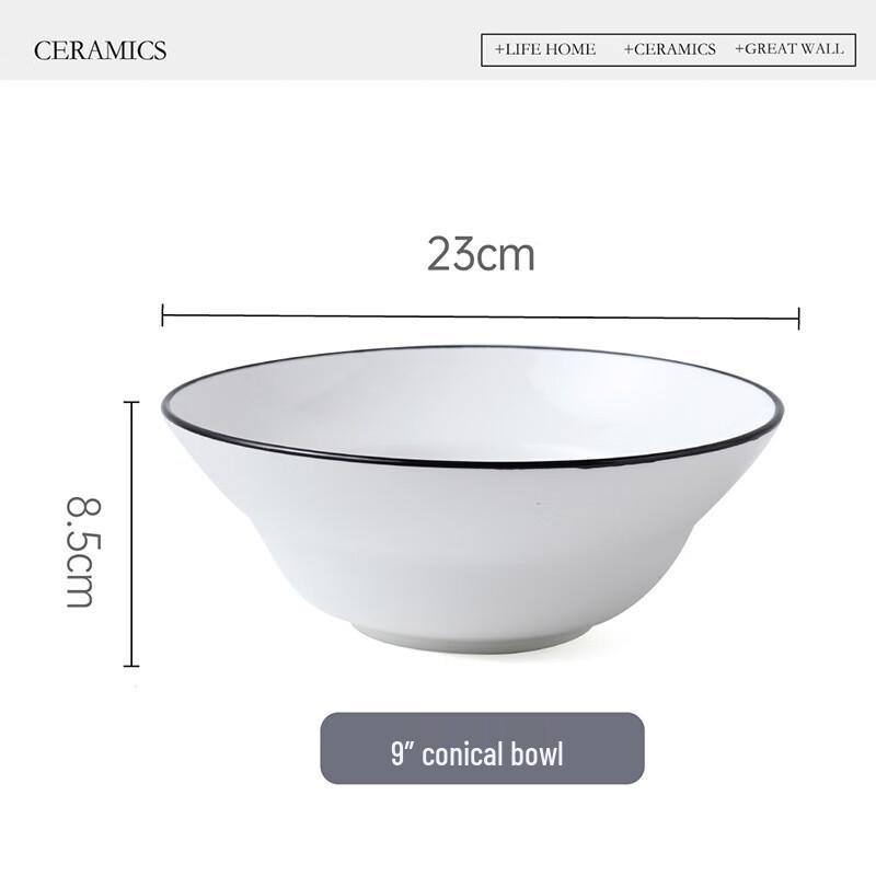 

Ceramic Underglaze Salad & Dessert Bowl