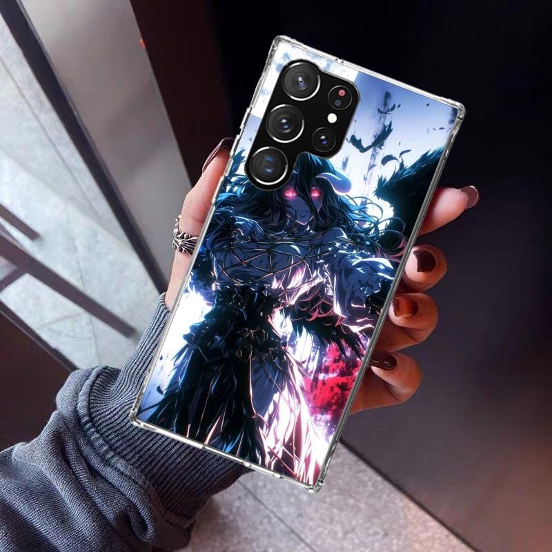 Albedo Overlord Anime Phone Case for Samsung Galaxy S26 S25 Edge S24 S23 Ultra S22 Plus S21 FE S20 + Soft Cover Print Fundas Gal