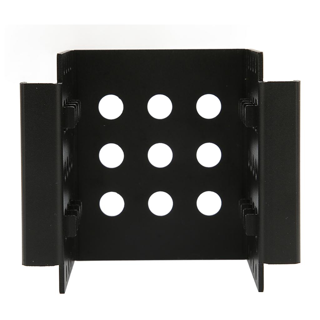 2.5in Mounting Rack Aluminium Alloy Hollow Design High Hardness 2.5in Hard Drive Cage for 2.5in IDE SSD (Not Inclube Hard Disk)
