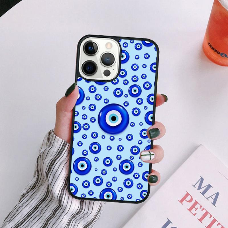 Evil eye Phone Case For iPhone 17 Air 14 13 12 16Pro Max 15 11  Plus Max Cover Shell coque