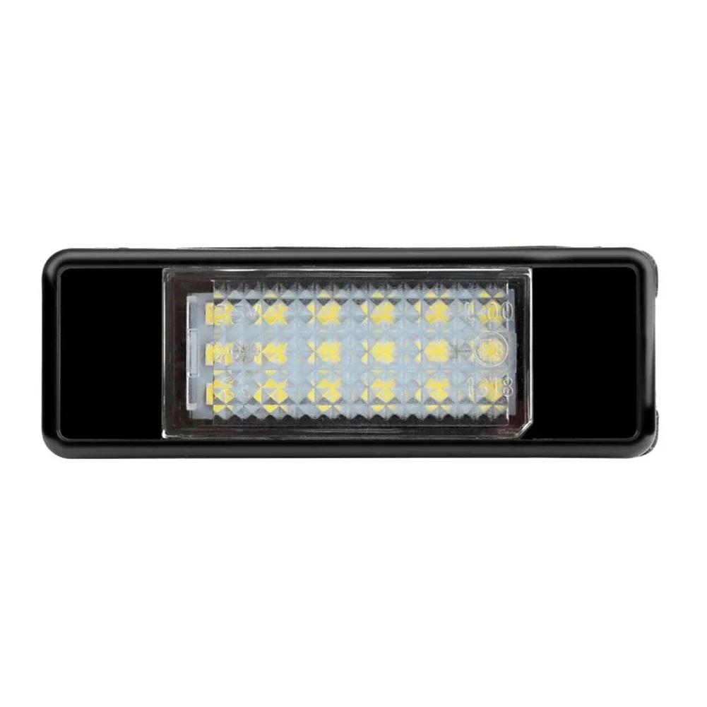 

1/2PCS Car LED License Number Plate Light For Peugeot 207 RCZ 307 308 406 407 508 4008 5008 Expert For Citroen C2 C3 C4 C5 C6 C8