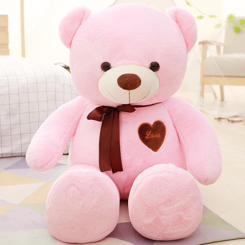 American Big Bear Doll Large Teddy Bear Plush Toy Hug Bear Ribbon Bear Cute Big Bear Gift for Girlfriend