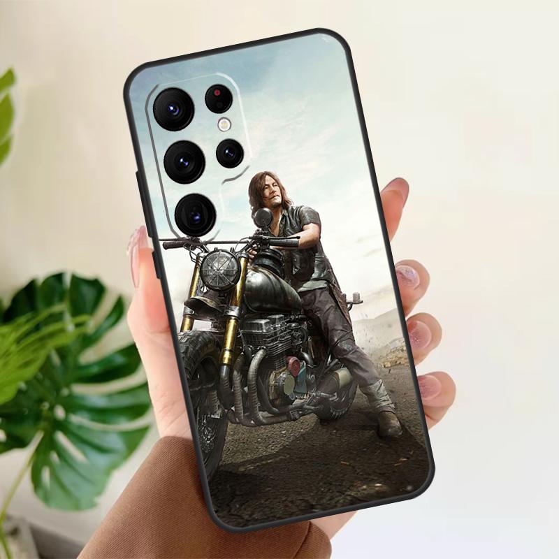 The Walking Dead Daryl Dixon Soft Case For Samsung Galaxy S21 S22 S23 S24 S25 Ultra S9 S10 Plus S20 FE S24 FE Phone Cover