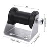 4 Inch Boat Trailer Roller with Panel Bracket Rubber Keel Roller Assembly Kit for Boat Yachts Ships