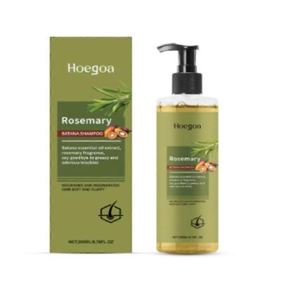 Shampoo con Olio Essenziale di Rosmarino e Batana, 200ML Crescita Capelli Olio di Batana Shampoo Naturale, Shampoo Antiforfora, Lenisce e Rinfresca il Cuoio Capelluto