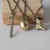 Legend of Zelda Skyward Sword Temple Key Pendant Necklace Keychain