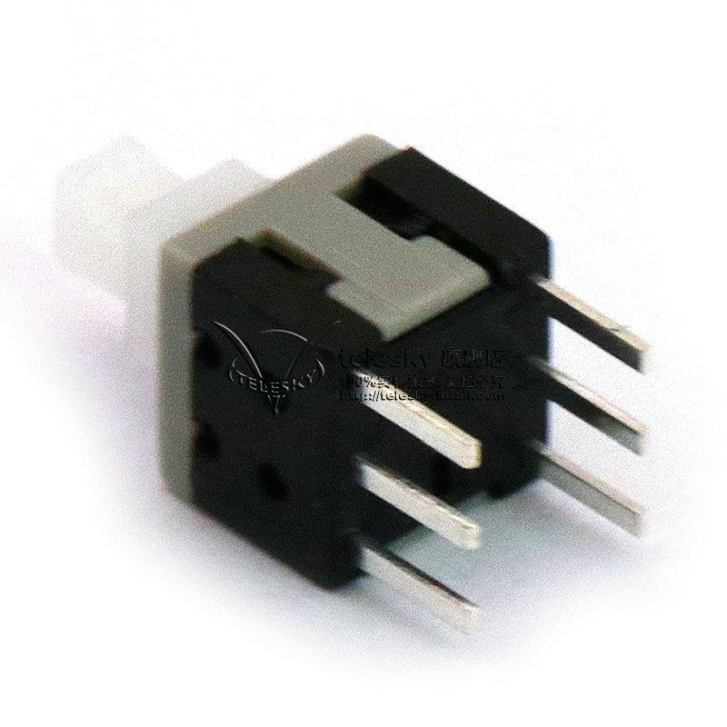 5.8x5.8MM Non-Locking Push Button Switch, 6-Pin (10 Pcs)