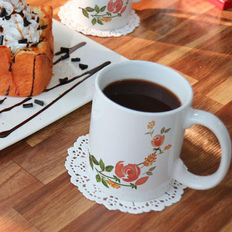 pa398-Design Mug 2p-Rose Watercolor