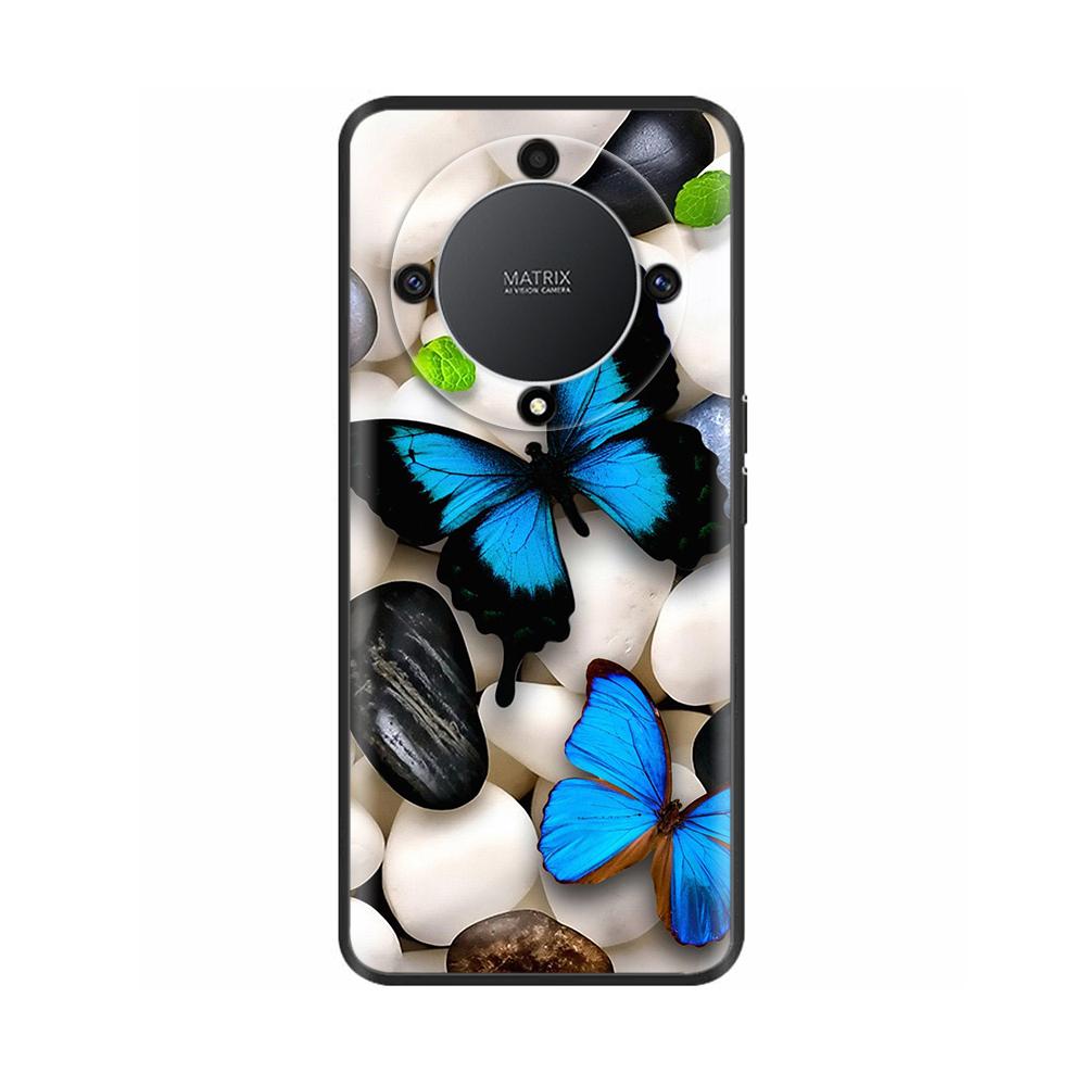For Honor Magic6 Lite Case Honor X9b X9a Cover Soft Black TPU Bumper Protective Shell Phone Cases For Honor X9b Magic 5 6 Lite