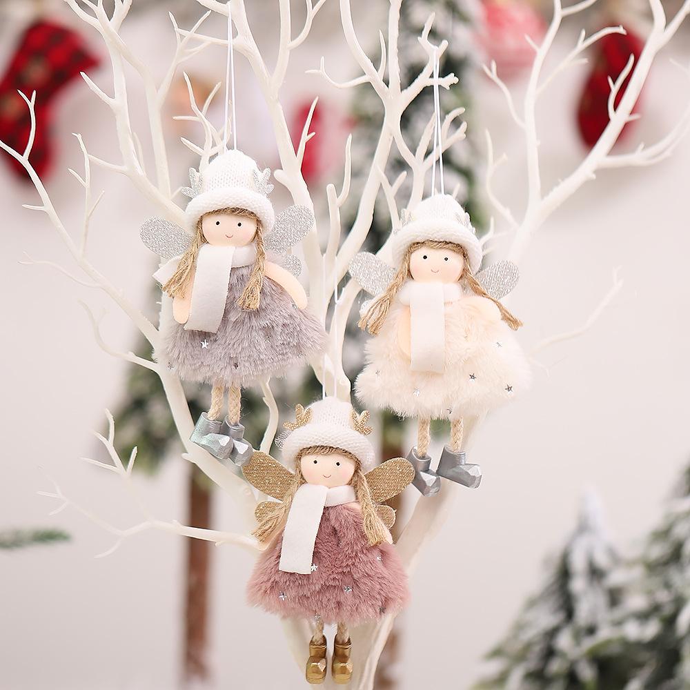 Christmas Combination Set Doll Pendant Faceless Doll Pendant Angel Pendant Christmas Decorations