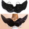 60*35cm/80*40cm Angel Wings Feather Wings Cosplay Wing Stage Show Halloween Christmas Party Costume Adult Children Birthday Gift