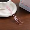 Handmade Vintage Glass Spoon Fork for Coffee Milk Long Handle Stirring Utensil Heat-Resistant Dishwasher Safe Colorful Artistic Tableware Unique