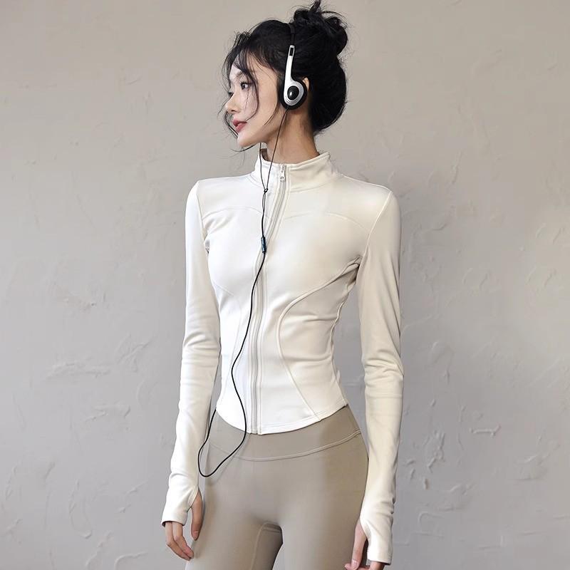 Women's Quick-Dry Slim-Fit UV-Protection Ice Silk Yoga Jacket, Summer 2025