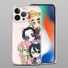 Case for iPhone 17 Pro Max 14 Plus 15 7 8 Air 11 XR 16 13 Pro 12 Mini XS Max Soft Phone Cover D-Demon S-Slayer