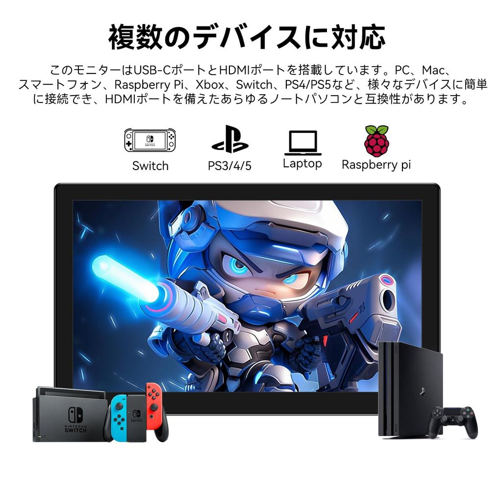 Palcový Dotykový Přenosný Displej IPS Displej 1366x768P 60Hz 400 Jas HDMI Přepínač Displeje pro Xbox Laptop Kompatibilní s Raspberry Mini Dotykový Displej