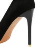 Fashion Rhinestone Bowknot Woman Pumps Suede High Heels Sexy Party Shoes Pointed Stilettos Women Heels Luxury Pumps Large Size 42 43