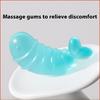 Baby Silicone Baby Can Boil Toothpaste Bite Toy Teething Period Anti-eating Hand Molar Stick Anti-chain