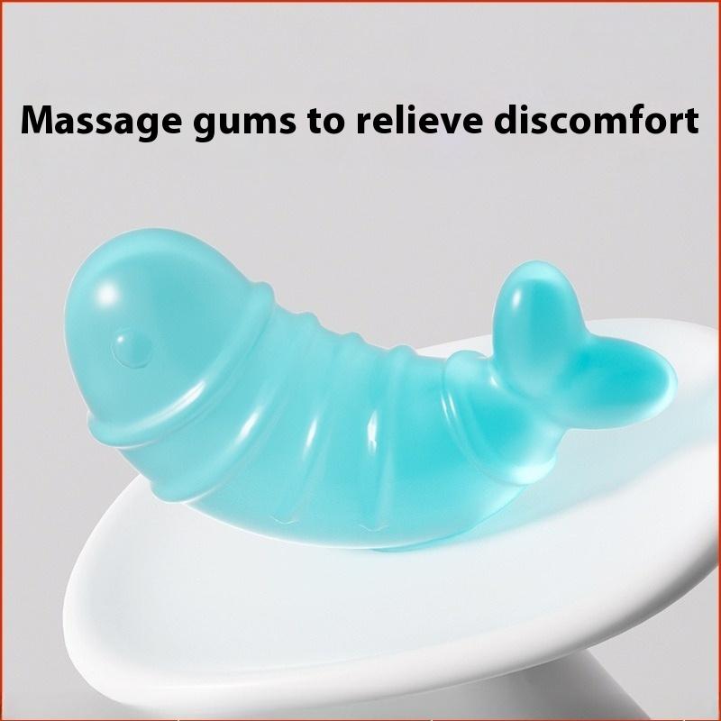 Baby Silicone Baby Can Boil Toothpaste Bite Toy Teething Period Anti-eating Hand Molar Stick Anti-chain