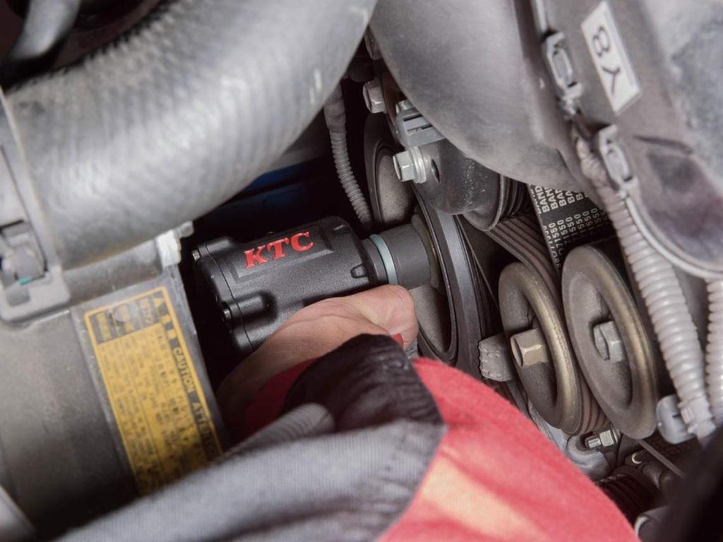 Kyoto Machinery Tools Vzduchový rázový utahovák Nos JAP418 Compact High Power Hloubka Výška Šířka Vzduchový olej pro vzduchové nářadí (KTC) 12,7 čtverečních (Plochý typ) & Tělo