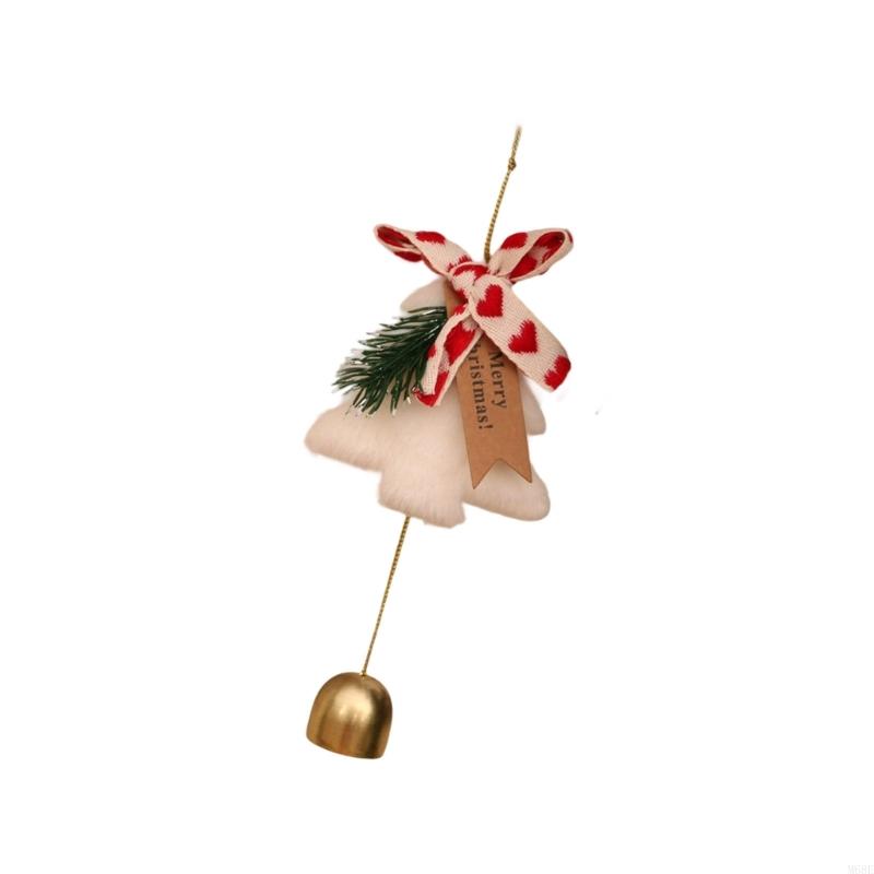 Festival Fabric Bells Hanging Decorations Christmas Tree Ornament for Christmas Wedding Birthday Indoor and Outdoor M68E