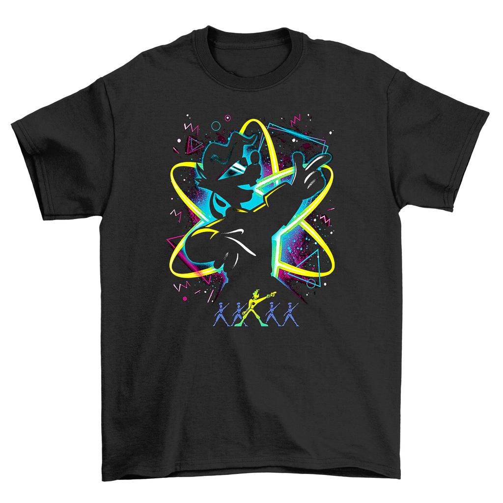 'Above The Crowd'' Funny Cat T-Shirt - Meowtomic Power! Unisex Tee with Furry Fla