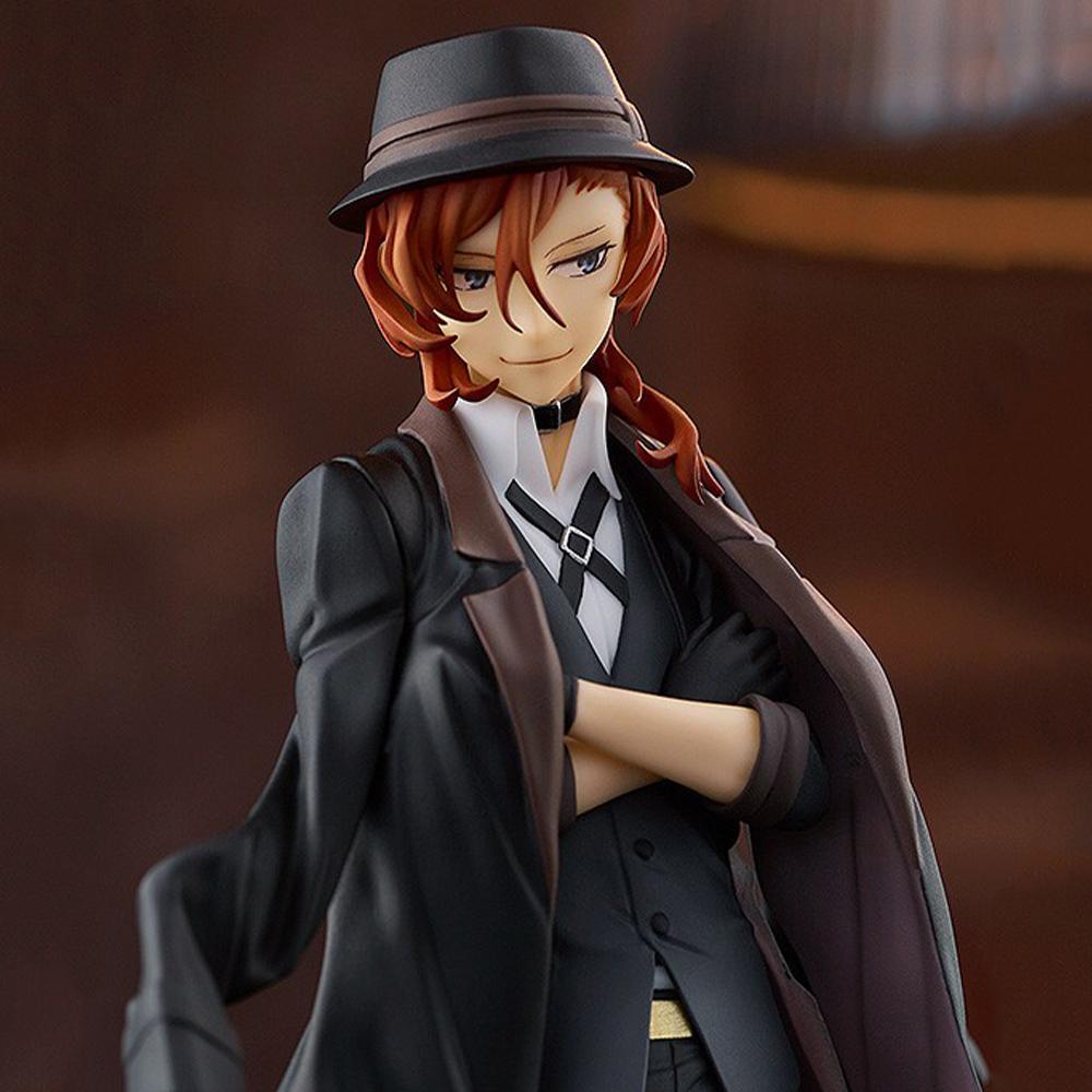 Figure Anime BSD Nakahara Chuuya Action Figure Dazai Osamu Statuetta Bella posa in piedi Collezione Modello bambola Giocattolo Regalo Anime