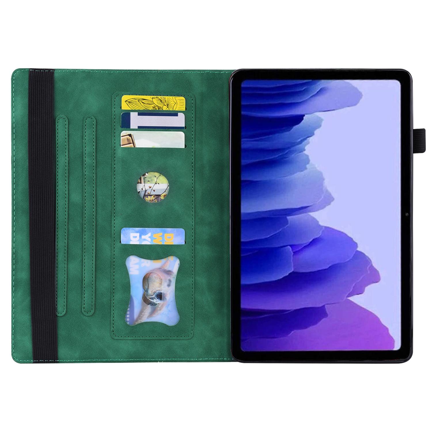 

For Lenovo Tab P12 PU Leather Tablet Case Wallet Stand Full Protection Tablet Cover Brown