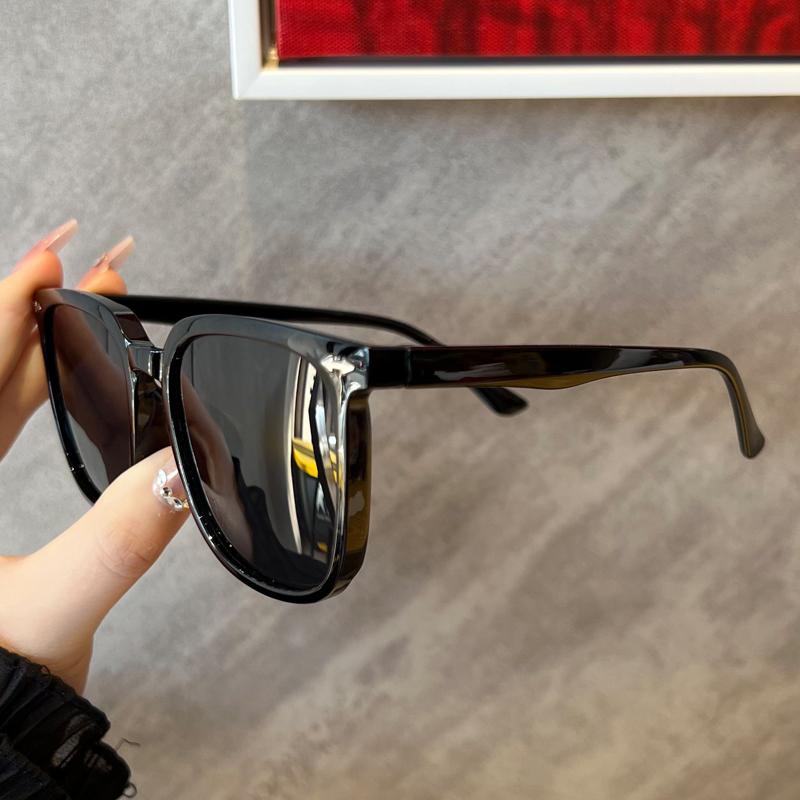 2PACK Fashion Travel Sunglasses Women Simple Sunshade Luxury Minimalist Design Square Frame Retro Men Eyeglasses Glasses Unisex