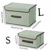 1pc Fold Non Woven Fabric Storage Box Gray Home Supplies Clothing Underwear Sock and Kid Toy Storage Organizer Cosmetics